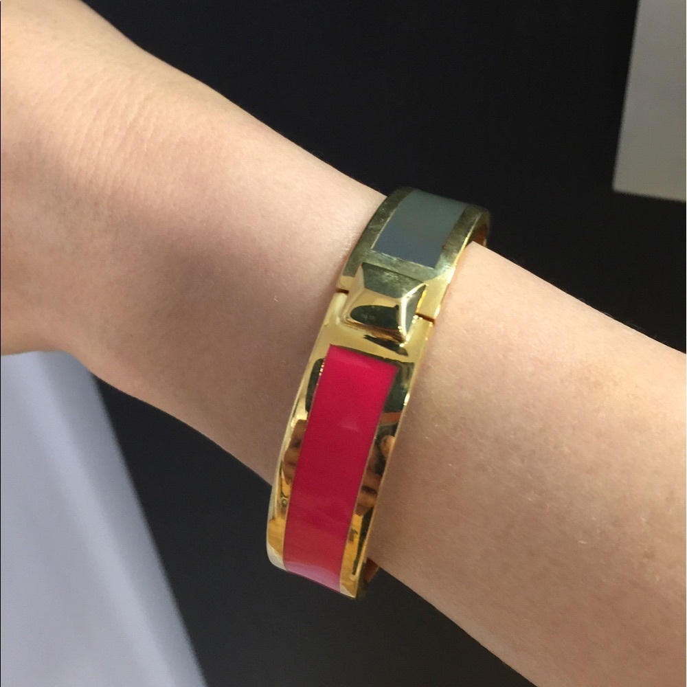 Pink/Gray C Bracelet